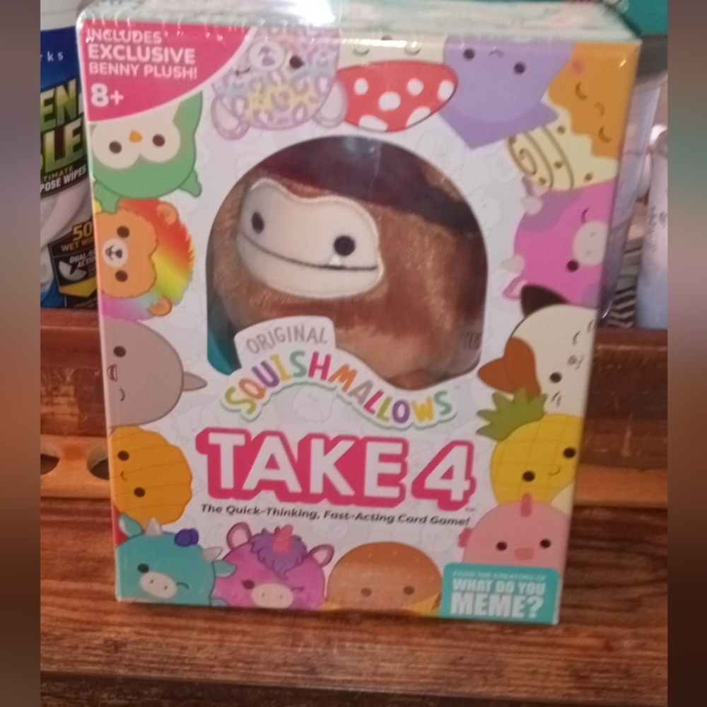 NWT SQUISHMALLOW TAKE 4 GAME